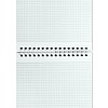 Блокнот А5 (146х205 мм), 80 л., гребень, мелованная картонная обложка, клетка, ОФИСМАГ, 3 вида, 123021