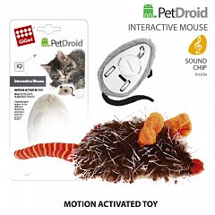 Игрушка для кошек интерактивная Мышка со звуковым чипом 9см, серия SPEEDY CATCH фото