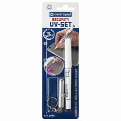 Маркер перманентный ультрафиолетовый CENTROPEN "Security UV", фонарик, 0,6-1 мм, 2699, 6 2699 0201 фото