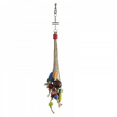 Игрушка для птиц "Бусины на веревочке", 210*60мм, Triol фото