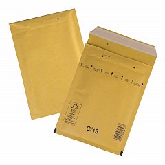 Конверт-пакеты с прослойкой из пузырчатой пленки (170х225 мм), крафт-бумага, отрывная полоса, КОМПЛЕКТ 100 шт., С/0-G фото