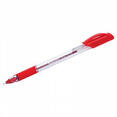 Ручка шариковая масляная BRAUBERG "Extra Glide GT", КРАСНАЯ, трехгранная, узел 0,7 мм, линия письма 0,35 мм, 142920 фото