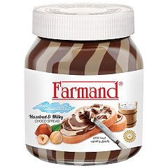 Паста шоколадная FARMAND молочно-ореховая с фундуком, 330 г, ш/к 11309, C01031001010 фото