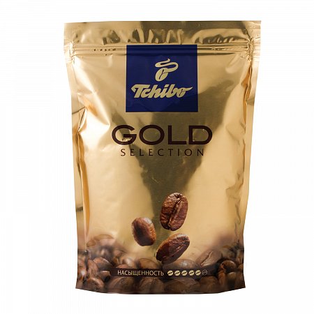 Кофе растворимый TCHIBO "Gold selection", сублимированный, 285 г, мягкая упаковка, 10199 фото
