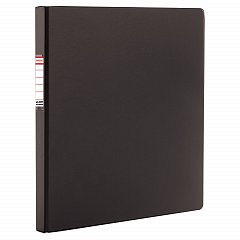 Папка с металлическим пружинным скоросшивателем BRAUBERG, картон/ПВХ, 35 мм, черная, до 290 листов, 228337 фото
