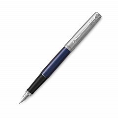 Ручка перьевая PARKER "Jotter Royal Blue CT", корпус синий, детали из нержавеющей стали, синяя, 2030950 фото