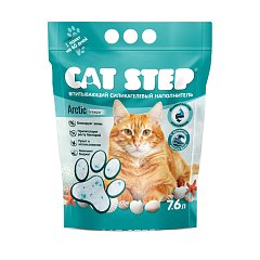 Наполнитель впитывающий силикагелевый CAT STEP Arctic Breeze, 7,6 л фото