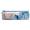 Пенал-тубус BRAUBERG, с эффектом Soft Touch, мягкий, "Blue marble", 22х8 см, 271570