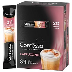 Кофе растворимый порционный COFFESSO "3 в 1 Cappuccino", пакетик 15 г, ш/к 07845, 102148 фото