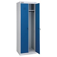 Шкаф металлический для одежды ШРК-22-800, двухсекционный, 1850х800х500 мм, 34 кг, разборный фото