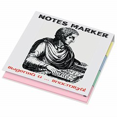 Закладки клейкие "Notes Marker", 20х75 мм, 8 блоков х 40 листов, PRINTSTICK, европодвес, 02075SLO фото