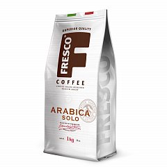Кофе в зернах FRESCO "Arabica Solo", 1000г, зерно, вакуумная упаковка, ш/к 86951 фото