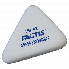 Ластик FACTIS TRI 42 (Испания), 45х35х8 мм, белый, треугольный, PMFTRI42 фото