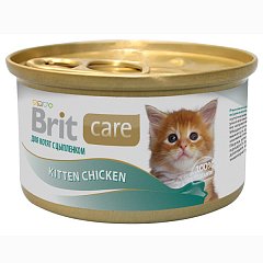 Консервы суперпремиум класса для котят BRIT Care Цыпленок фото