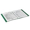 Папка 40 вкладышей BRAUBERG стандарт, зеленая, 0,7 мм, 221601