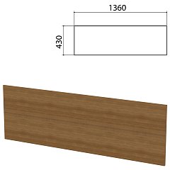 Экран-перегородка "Бюджет", 1360х16х430 мм, БЕЗ ФУРНИТУРЫ, орех французский, 402667-190 фото