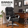 Кресло офисное BRABIX PREMIUM "Rest EX-555", пружинный блок, экокожа, черное, 531938