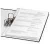 Папка-регистратор ОФИСМАГ, фактура стандарт, с мраморным покрытием, 50 мм, синий корешок, 225586
