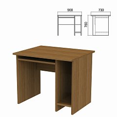 Стол компьютерный "Арго", 900х730х760 мм, орех фото