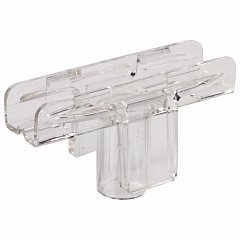 Держатель рамки POS, Т-образный, для сборки напольной стойки, для трубок диаметром 9 мм, 290265 фото