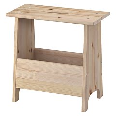 Табурет тумба деревянный, сосна, BRABIX "Scandi Wood SC-002", 490х250х450 мм, 641888, 004.02.35 фото