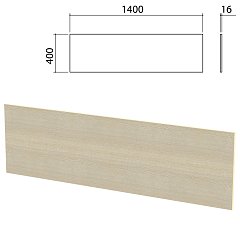 Экран-перегородка "Канц" 1400х16х400 мм, БЕЗ ФУРНИТУРЫ (код 640237), цвет дуб молочный, ЭК12.15 фото