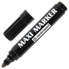 Маркер перманентный универсальный ЧЕРНЫЙ CENTROPEN "Maxi Marker", 2-4 мм, 8936, 5 8936 0112 фото