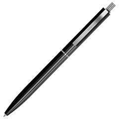 Ручка шариковая автоматическая ОФИСМАГ M17, СИНЯЯ, корпус черный, стандартный узел 0,7 мм, линия письма 0,5 мм, 144159 фото