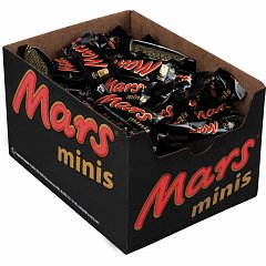 Конфеты шоколадные MARS minis, весовые, 1 кг, картонная упаковка, 56730 фото