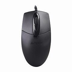 Мышь проводная A4TECH OP-720, USB, 2 кнопки+1 колесо-кнопка, оптическая, черная, 513289 фото