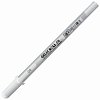 Ручка гелевая БЕЛАЯ, SAKURA (Япония) "Gelly Roll", узел 0,8мм, линия 0,4мм, XPGB#50 