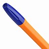 Ручки шариковые BRAUBERG "ULTRA ORANGE", СИНИЕ, НАБОР 10 штук, корпус оранжевый, узел 0,7 мм, 143571