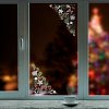 Украшение для окон и стекла ЗОЛОТАЯ СКАЗКА "Новогодняя композиция 2", 30х38 см, ПВХ, 591248