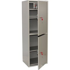 Шкаф металлический для документов BRABIX "KBS-023Т", 1253х420х350 мм, 27,5 кг, 2 отделения, сварной, 291155 фото