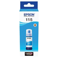 Чернила EPSON 115 (C13T07D24A) для СНПЧ L8160/L8180, голубые, объем 70 мл, ОРИГИНАЛЬНЫЕ фото