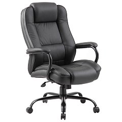 Кресло офисное BRABIX PREMIUM "Heavy Duty HD-002", усиленное, НАГРУЗКА до 200 кг, экокожа, 531829 фото
