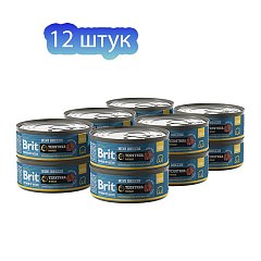Консервы с телятиной и языком для взрослых собак мелких пород, 12шт по 100гр. фото