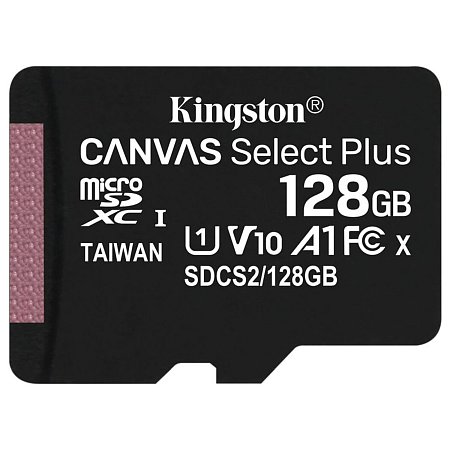 Карта памяти microSDXC 128GB KINGSTON Canvas Select Plus UHS-I U1, 100 Мб/с (class 10), SDCS2/128GBSP фото