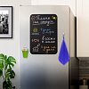 Доска на холодильник магнитно-меловая 42х30 см с мелками, магнитом и салфеткой, BRAUBERG, 237844