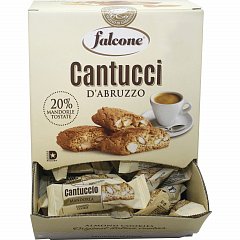 Печенье сахарное FALCONE "Cantucci" с миндалем, 1 кг (125 шт. по 8 г), в коробке Office-box, MC-00014394 фото