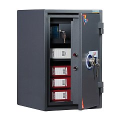 Сейф огневзломостойкий VALBERG "Гарант-67Т", 670х440х440 мм, 99 кг, ключевой замок, крепление к полу фото