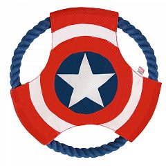 Игрушка для собак Marvel Капитан Америка "Летающий диск", 220мм, Triol-Disney фото