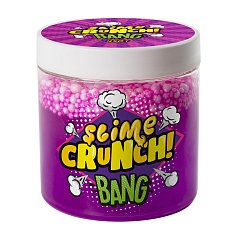 Слайм (лизун) CRUNCH SLIME BANG с ароматом ягод, 450 г, SLIME, S130-44 фото