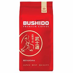 Кофе молотый BUSHIDO "Red Katana", натуральный, 227 г, 100% арабика, вакуумная упаковка, ш/к 40312, BU22712002 фото