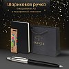 Ручка шариковая PARKER "Jotter Plastic CT", корпус черный, ежедневник А5 черный, белый срез, пакет, 880895