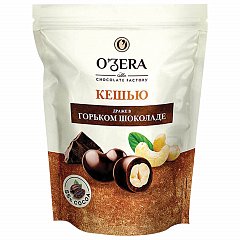 Конфеты драже O'ZERA "Кешью" в горьком шоколаде, 150 г, пакет, КРР109 фото
