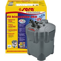 Сера Фильтр внешний для аквариума SERAfil BIOACTIVE 250 + УФ фото