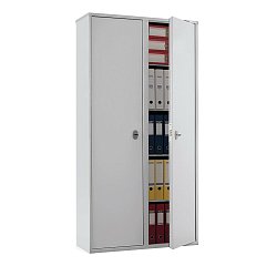 Шкаф металлический для документов AIKO "SL-185/2", 1800х920х340 мм, 2 отделения, 85 кг фото