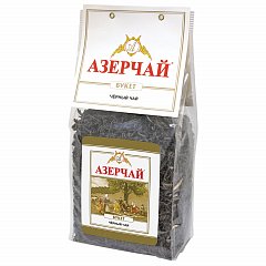 Чай АЗЕРЧАЙ "Букет" черный листовой, 400 г, пакет, 413002 фото