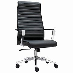 Кресло BRABIX PREMIUM ''Solo EX-730'', алюминий, хром, экокожа, черное, 532936 фото